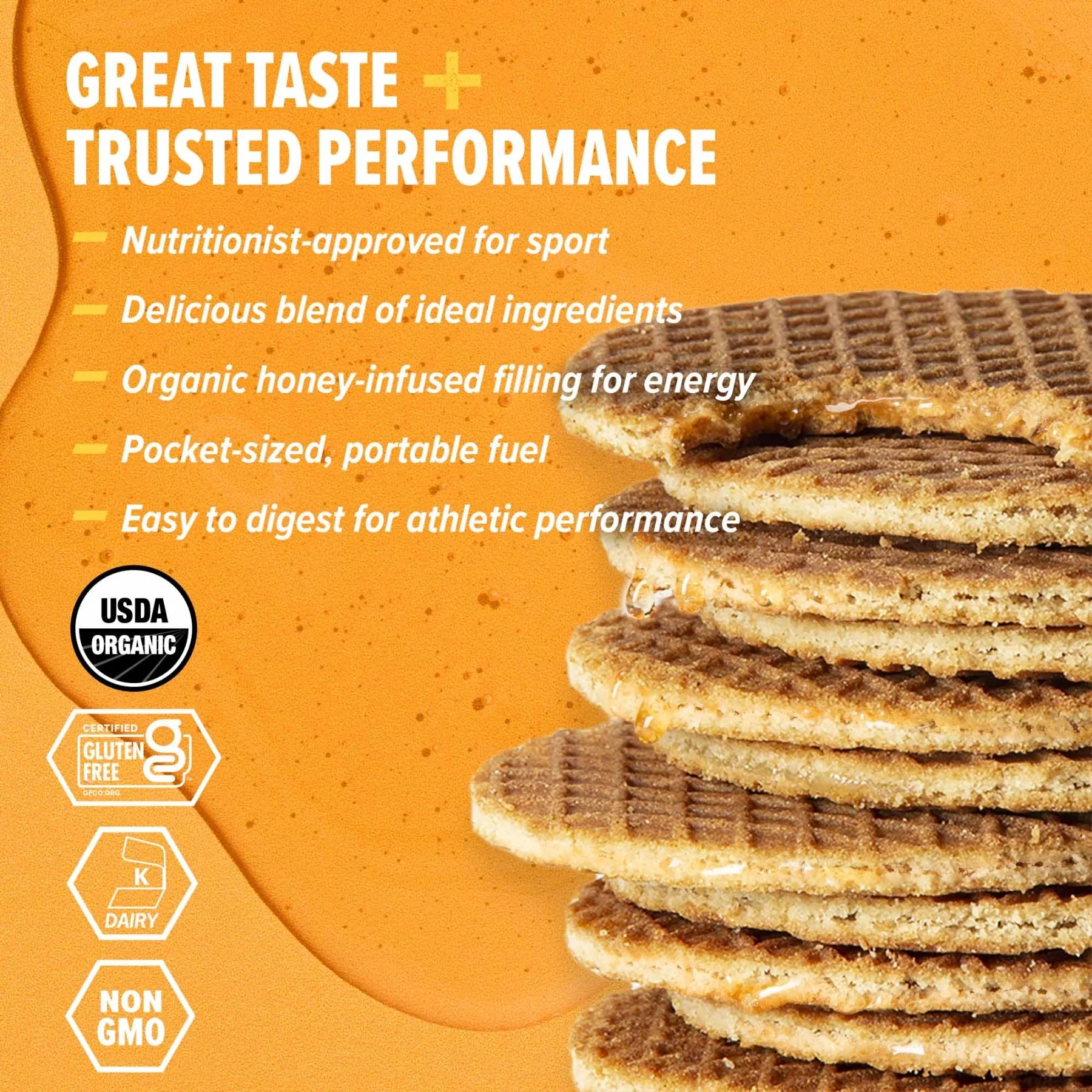 Salted Caramel Gluten-Free Waffle Box of 16 - Image 3